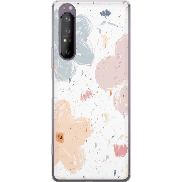 Mobiele hoes voor Sony Xperia 1 II met Bloemen ontwerp