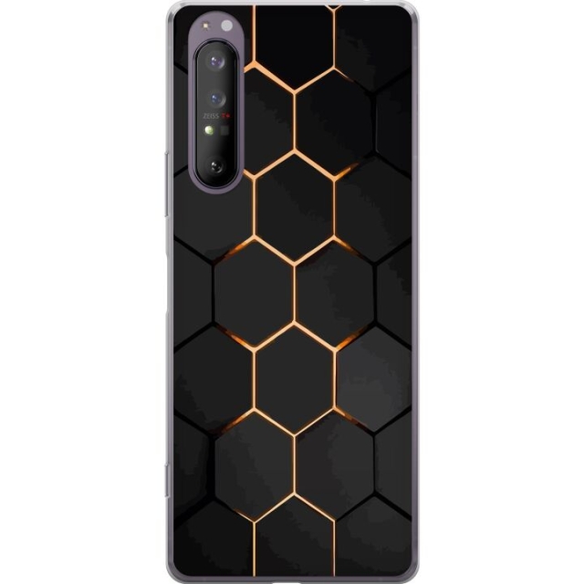 Mobiele hoes voor Sony Xperia 1 II met Luxe Patroon ontwerp