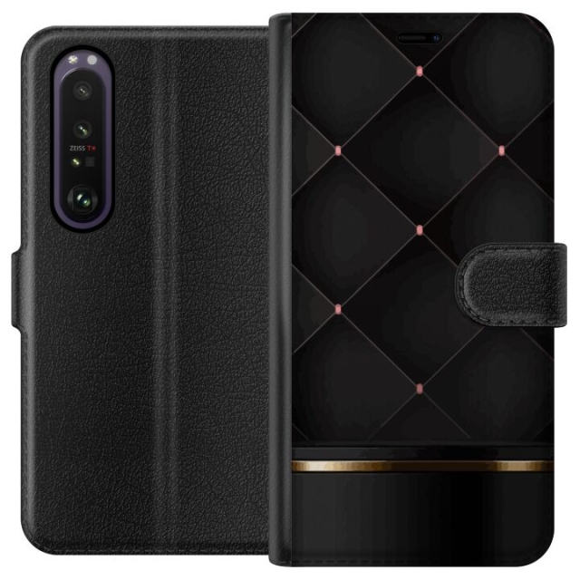 Portemonnee-hoesje voor Sony Xperia 1 III met Luxe lijn ontwerp