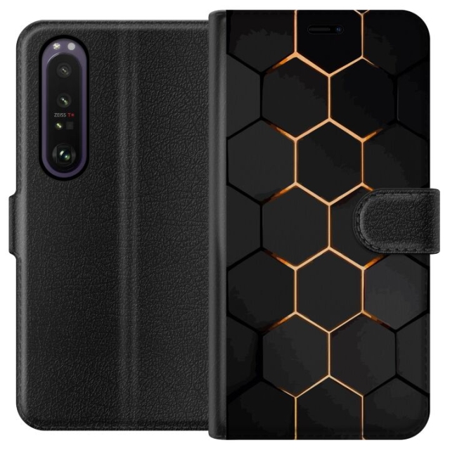Portemonnee-hoesje voor Sony Xperia 1 III met Luxe Patroon ontwerp