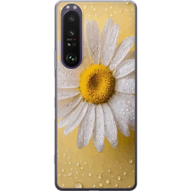 Mobiele hoes voor Sony Xperia 1 III met Porseleinbloem ontwerp