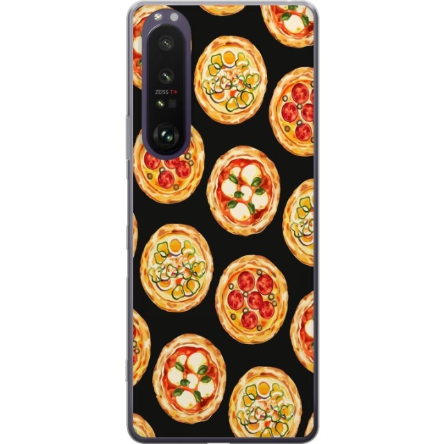 Mobiele hoes voor Sony Xperia 1 III met Pizza ontwerp