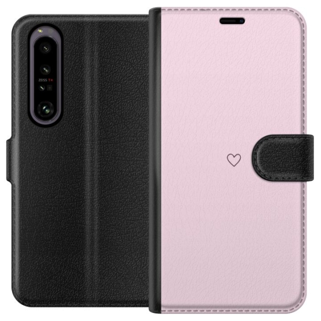 Portemonnee-hoesje voor Sony Xperia 1 IV met Hart ontwerp