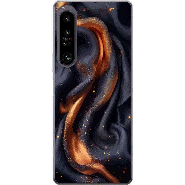 Mobiele hoes voor Sony Xperia 1 IV met Vurig zijde ontwerp