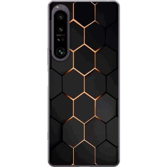 Mobiele hoes voor Sony Xperia 1 IV met Luxe Patroon ontwerp