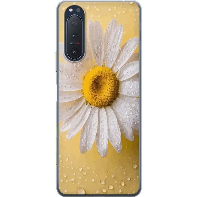 Mobiele hoes voor Sony Xperia 5 II met Porseleinbloem ontwerp