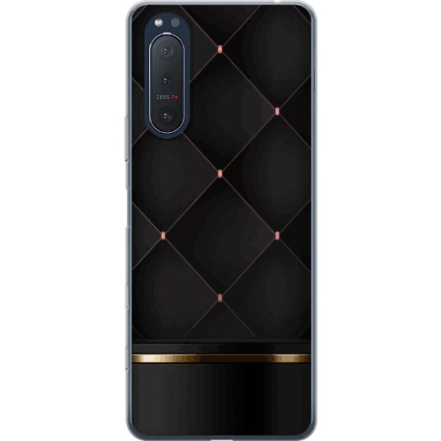 Mobiele hoes voor Sony Xperia 5 II met Luxe lijn ontwerp