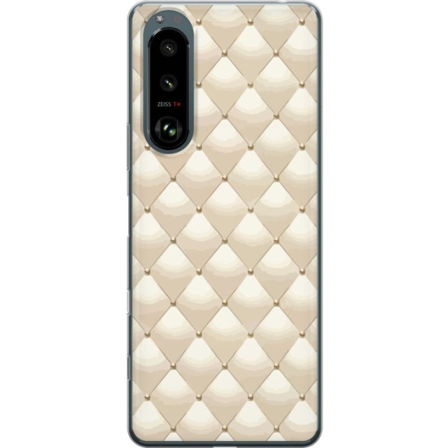 Mobiele hoes voor Sony Xperia 5 III met Goudglans ontwerp