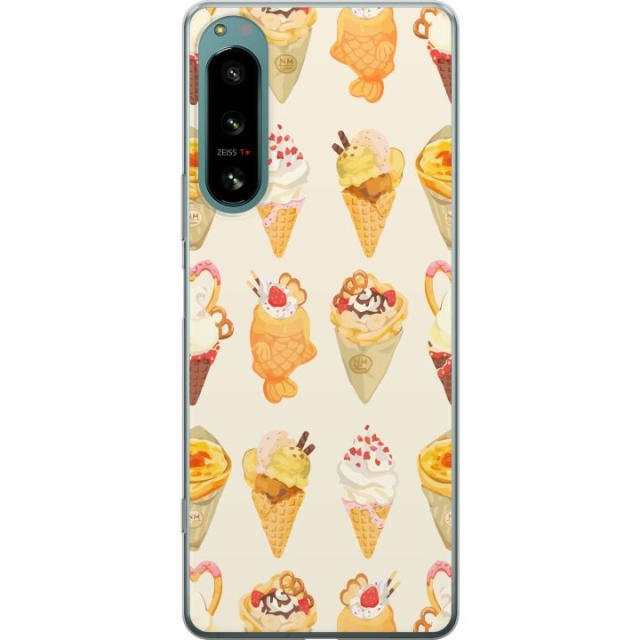 Mobiele hoes voor Sony Xperia 5 IV met Glasachtig ontwerp