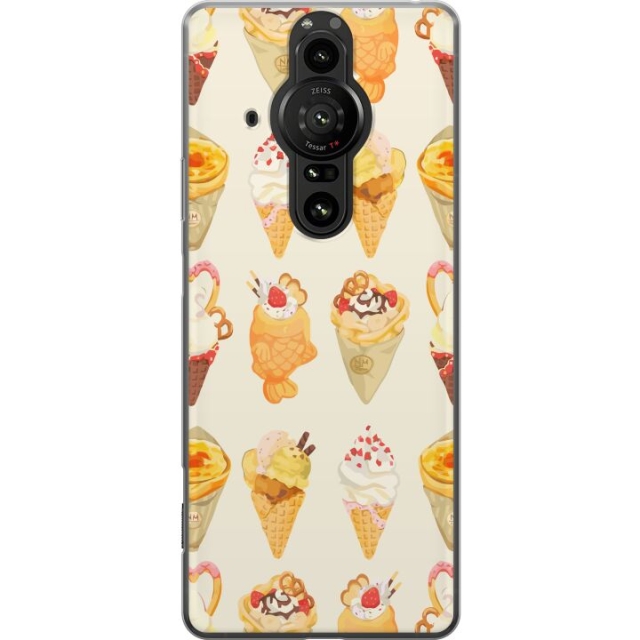 Mobiele hoes voor Sony Xperia Pro-I met Glasachtig ontwerp