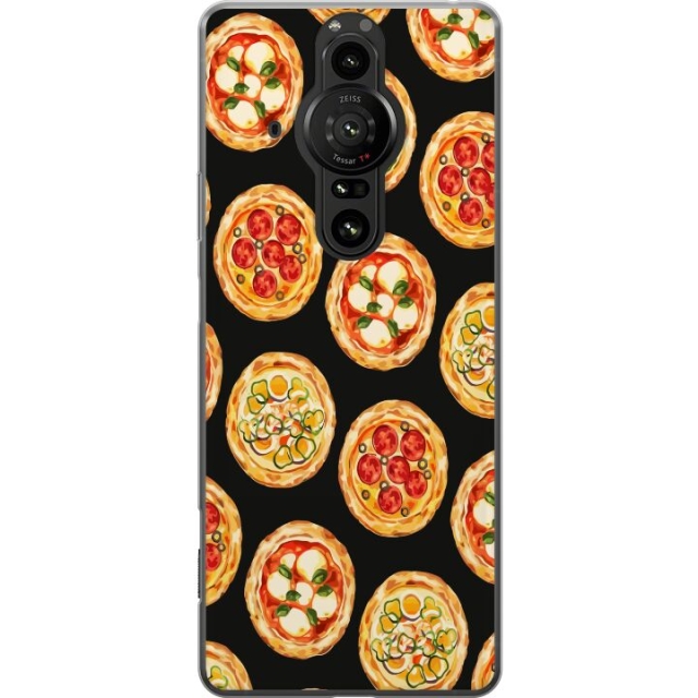 Mobiele hoes voor Sony Xperia Pro-I met Pizza ontwerp