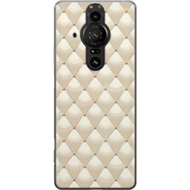 Mobiele hoes voor Sony Xperia Pro-I met Goudglans ontwerp