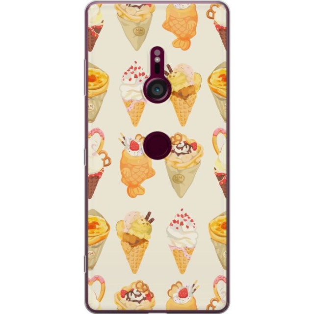 Mobiele hoes voor Sony Xperia XZ3 met Glasachtig ontwerp