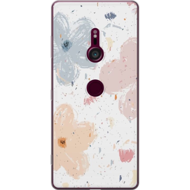 Mobiele hoes voor Sony Xperia XZ3 met Bloemen ontwerp