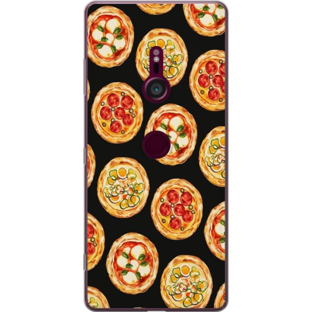 Mobiele hoes voor Sony Xperia XZ3 met Pizza ontwerp