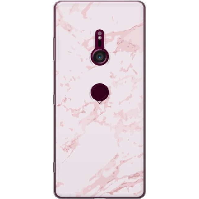 Mobiele hoes voor Sony Xperia XZ3 met Roze Hart ontwerp