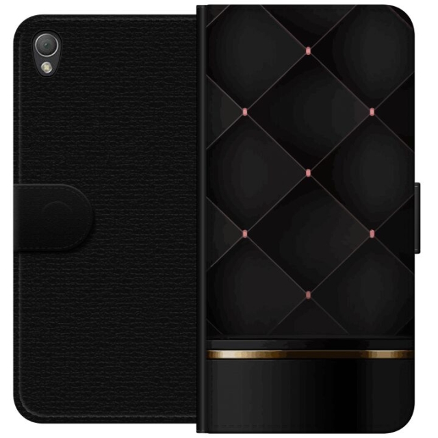 Portemonnee-hoesje voor Sony Xperia Z3 met Luxe lijn ontwerp