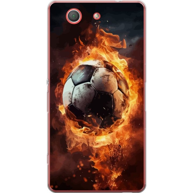 Mobiele hoes voor Sony Xperia Z3 Compact met Voetbal ontwerp