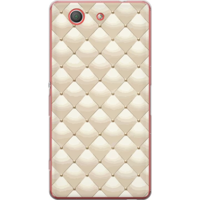 Mobiele hoes voor Sony Xperia Z3 Compact met Goudglans ontwerp