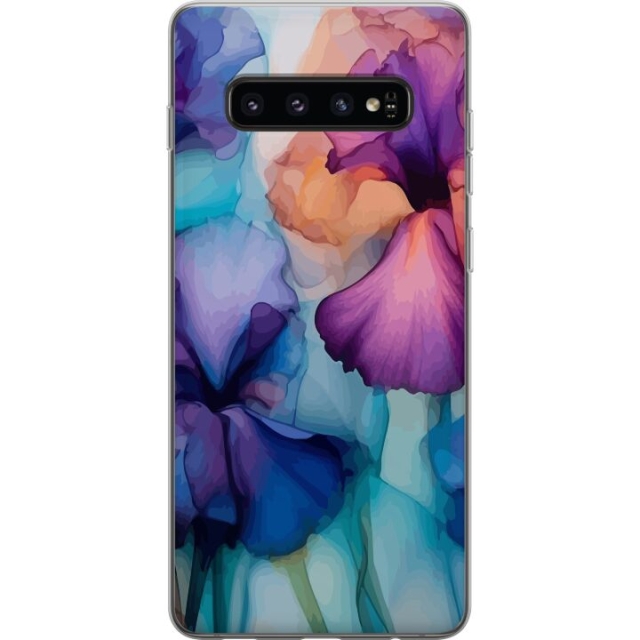 Mobiele hoes voor Samsung Galaxy S10 met Magische bloemen ontwerp