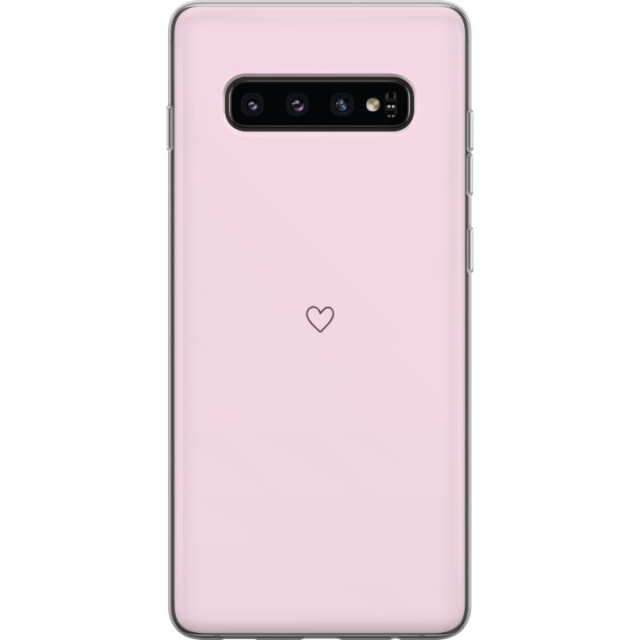 Mobiele hoes voor Samsung Galaxy S10 met Hart ontwerp