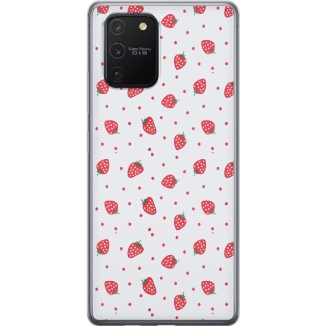 Mobiele hoes voor Samsung Galaxy S10 Lite met Aardbeien ontwerp