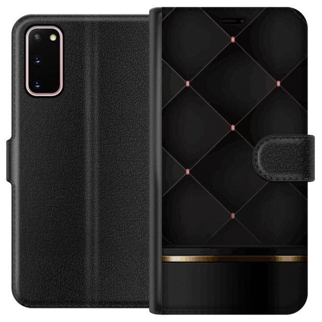 Portemonnee-hoesje voor Samsung Galaxy S20 met Luxe lijn ontwerp