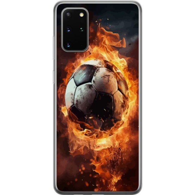 Mobiele hoes voor Samsung Galaxy S20+ met Voetbal ontwerp