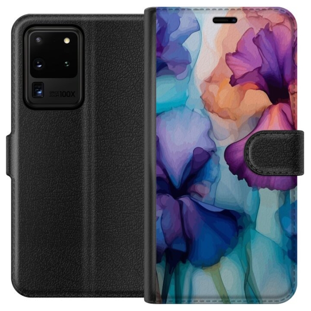 Portemonnee-hoesje voor Samsung Galaxy S20 Ultra met Magische bloemen ontwerp