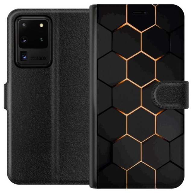 Portemonnee-hoesje voor Samsung Galaxy S20 Ultra met Luxe Patroon ontwerp