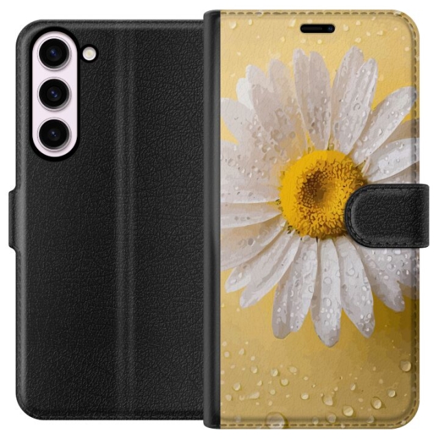 Portemonnee-hoesje voor Samsung Galaxy S23+ met Porseleinbloem ontwerp