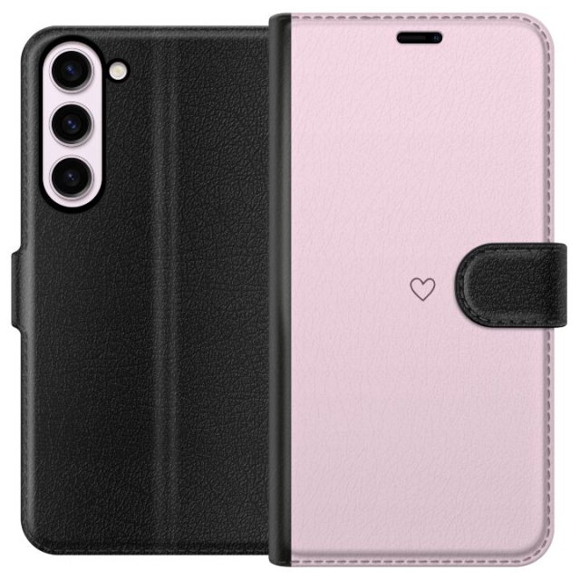 Portemonnee-hoesje voor Samsung Galaxy S23+ met Hart ontwerp