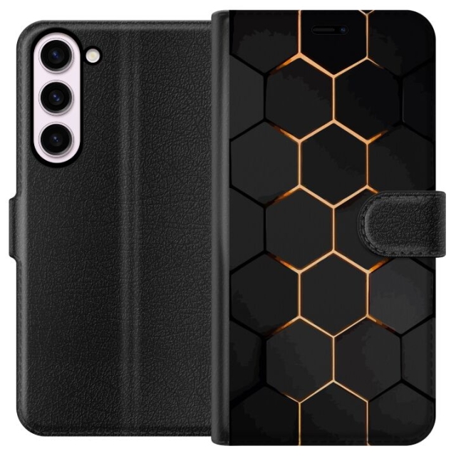 Portemonnee-hoesje voor Samsung Galaxy S23+ met Luxe Patroon ontwerp