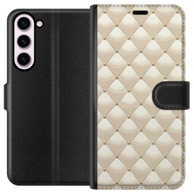 Portemonnee-hoesje voor Samsung Galaxy S23+ met Goudglans ontwerp