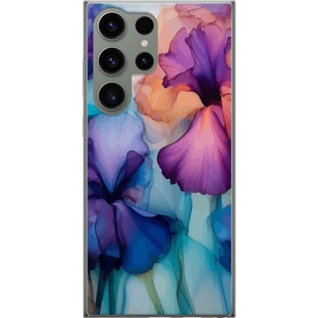 Mobiele hoes voor Samsung Galaxy S23 Ultra met Magische bloemen ontwerp