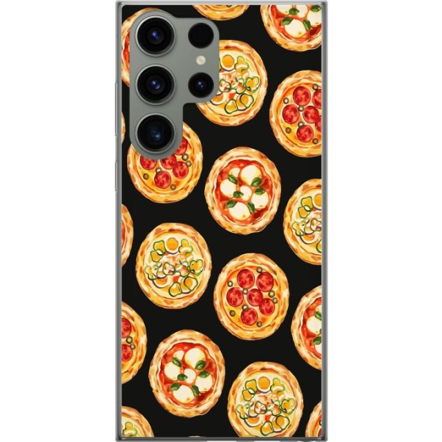 Mobiele hoes voor Samsung Galaxy S23 Ultra met Pizza ontwerp