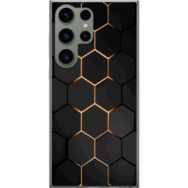 Mobiele hoes voor Samsung Galaxy S23 Ultra met Luxe Patroon ontwerp