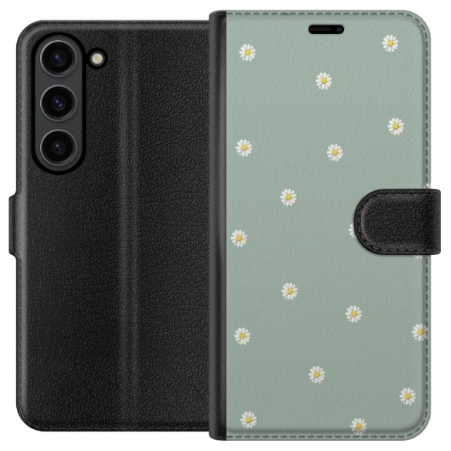 Portemonnee-hoesje voor Samsung Galaxy S24+ met Priesterkragen ontwerp
