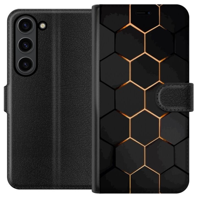 Portemonnee-hoesje voor Samsung Galaxy S24+ met Luxe Patroon ontwerp