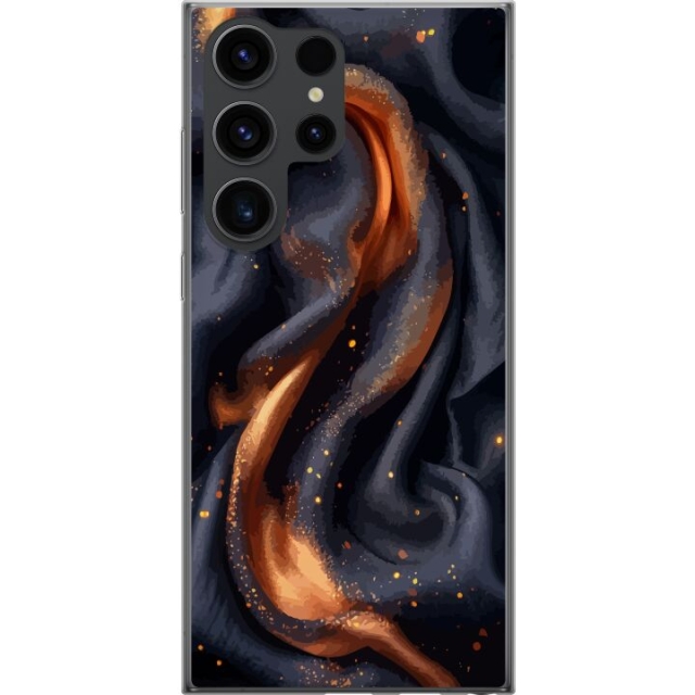 Mobiele hoes voor Samsung Galaxy S24 Ultra met Vurig zijde ontwerp