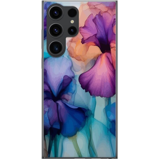 Mobiele hoes voor Samsung Galaxy S24 Ultra met Magische bloemen ontwerp