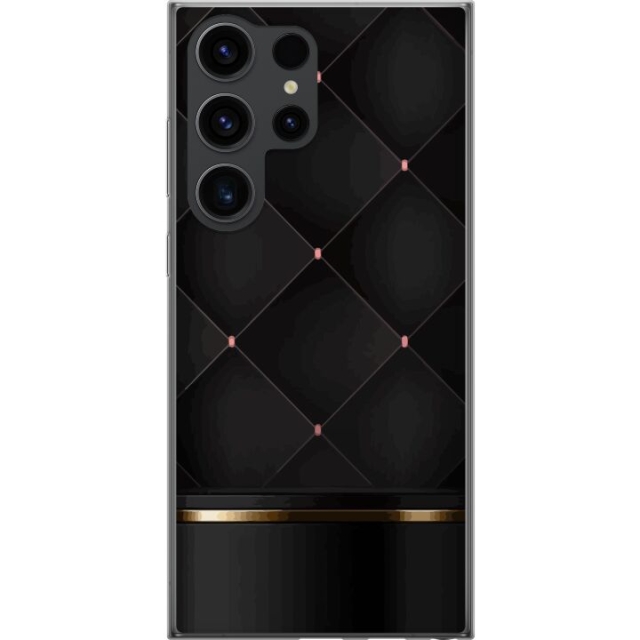 Mobiele hoes voor Samsung Galaxy S24 Ultra met Luxe lijn ontwerp