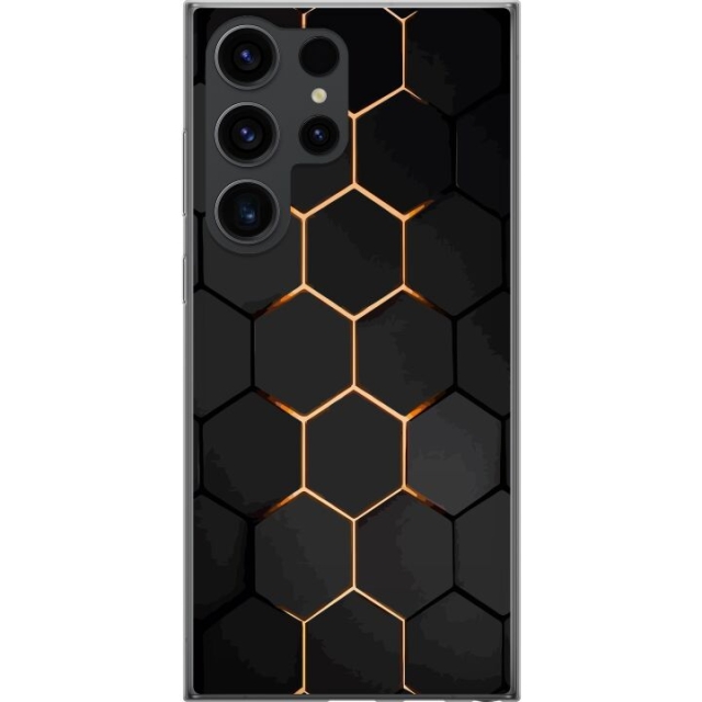 Mobiele hoes voor Samsung Galaxy S24 Ultra met Luxe Patroon ontwerp