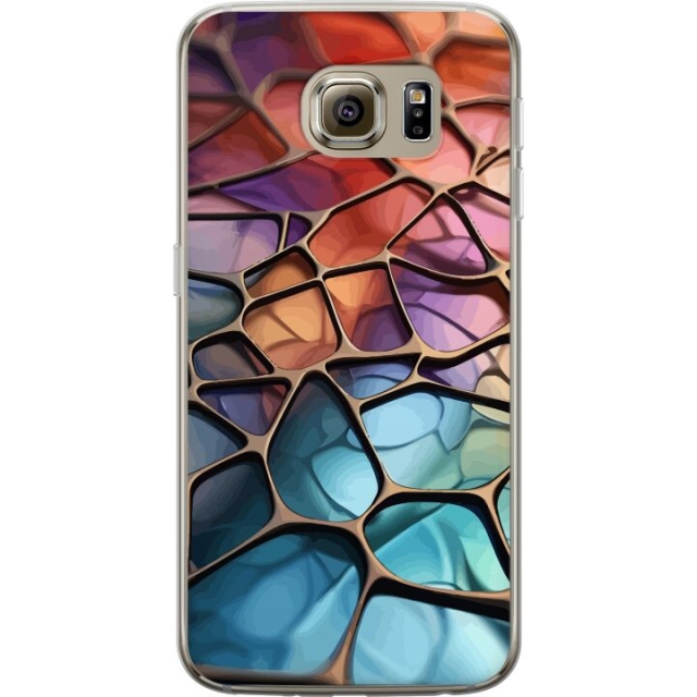 Mobiele hoes voor Samsung Galaxy S6 met Metallic patroon ontwerp