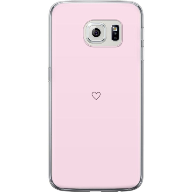 Mobiele hoes voor Samsung Galaxy S6 edge met Hart ontwerp