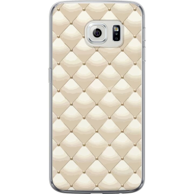 Mobiele hoes voor Samsung Galaxy S6 edge met Goudglans ontwerp