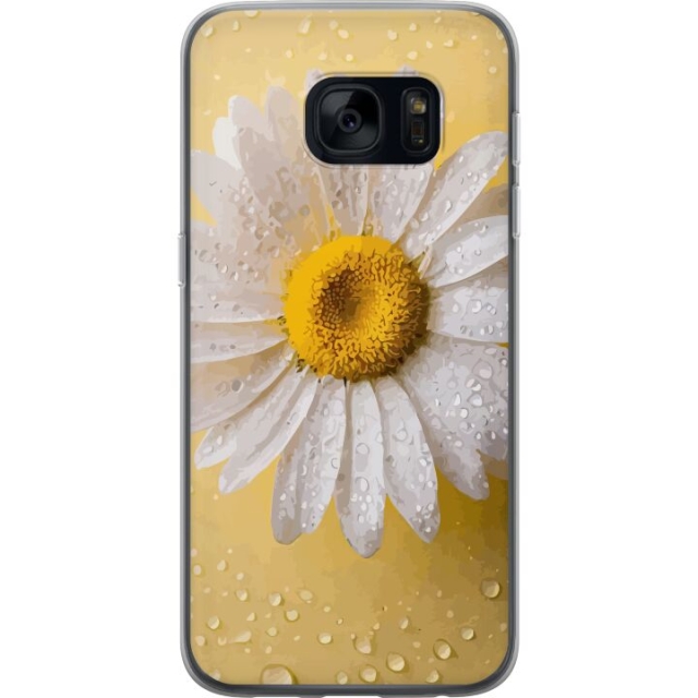 Mobiele hoes voor Samsung Galaxy S7 met Porseleinbloem ontwerp