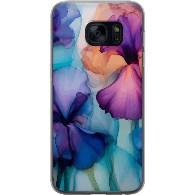 Mobiele hoes voor Samsung Galaxy S7 met Magische bloemen ontwerp