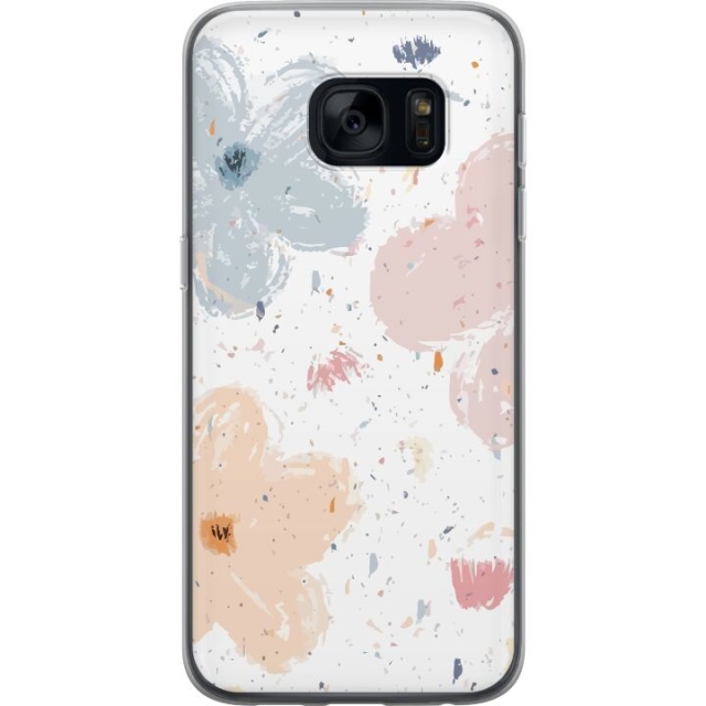 Mobiele hoes voor Samsung Galaxy S7 met Bloemen ontwerp