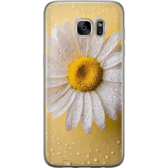 Mobiele hoes voor Samsung Galaxy S7 edge met Porseleinbloem ontwerp